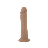 Silexd 8 Inch Model 2 Liquid Silicone Dildo in Flesh for Adult Pleasure Dongs Realistic